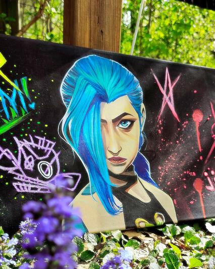 Jinx acrylic on canvas